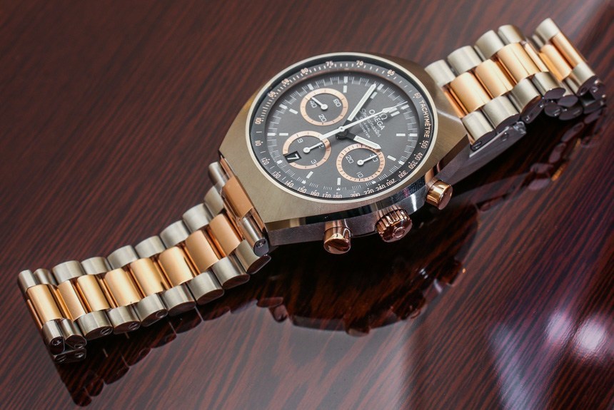 Omega Speedmaster Mark II Two-Tone Sedna Gold Watch Hands-On Hands-On 