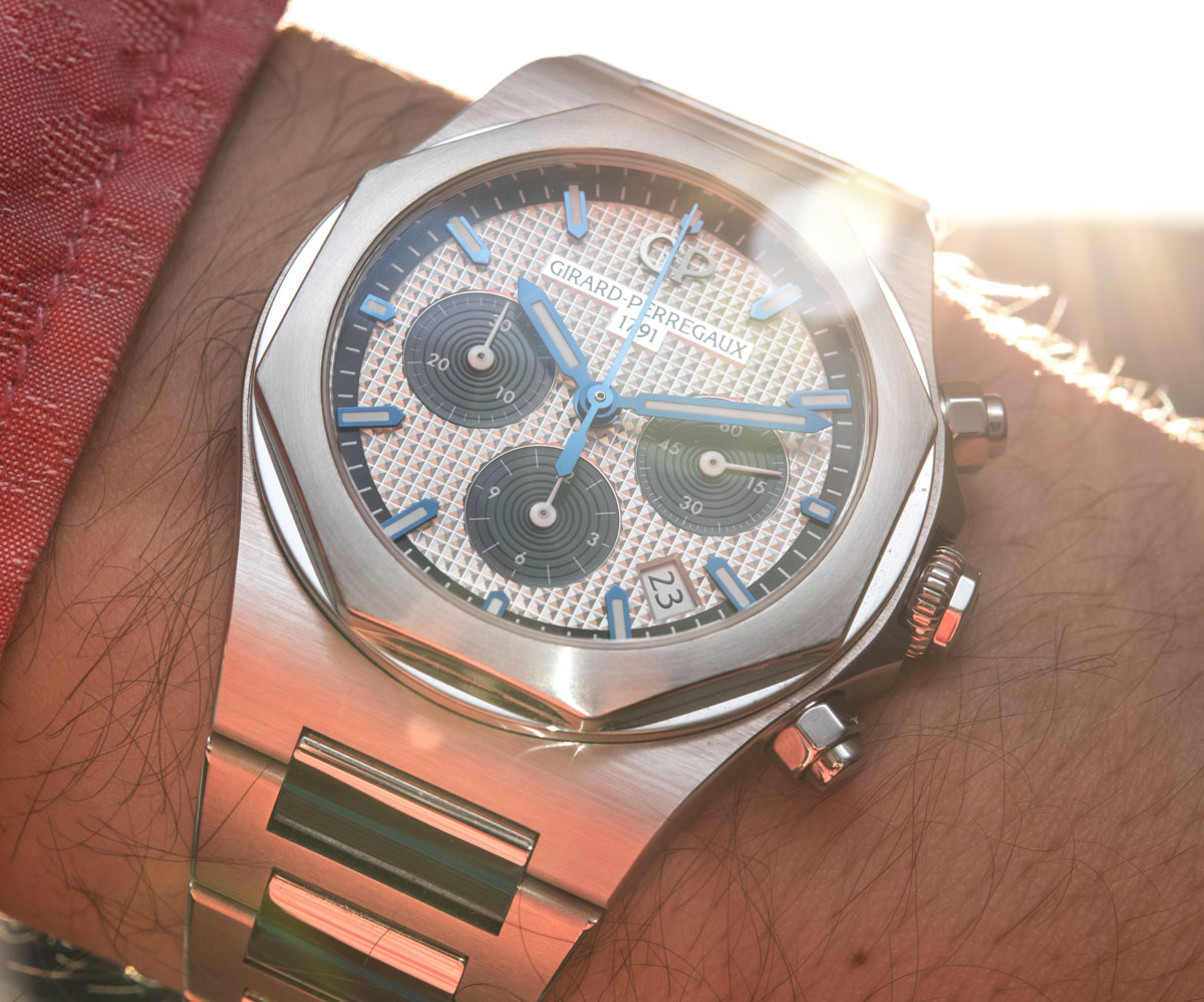 Girard-Perregaux Laureato Chronograph 38mm Watch Review Wrist Time Reviews 
