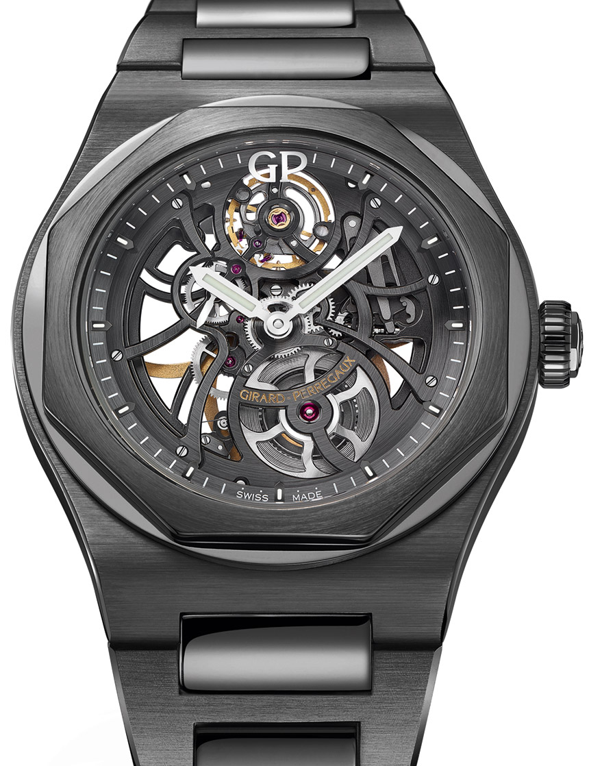 Girard-Perregaux Laureato Skeleton Ceramic Watch Watch Releases 