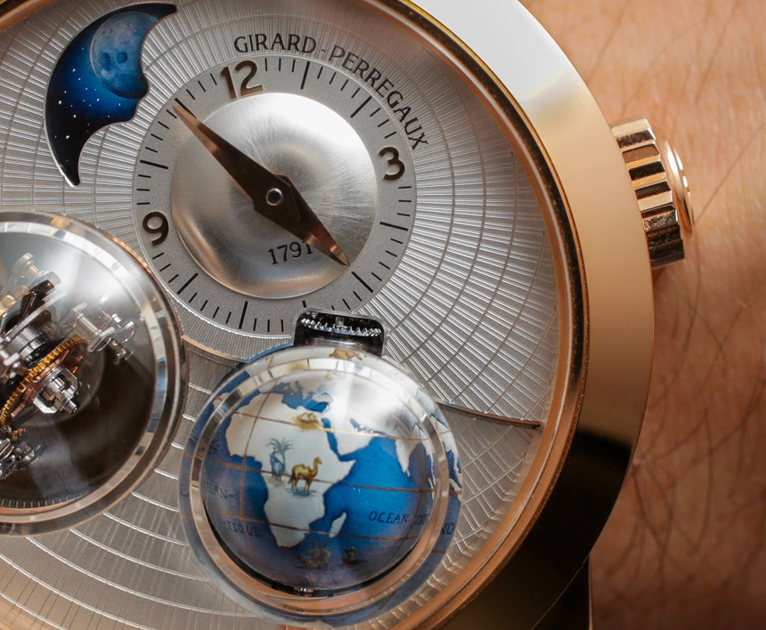 Girard-Perregaux Tri-Axial Planetarium Watch Hands-On Hands-On 