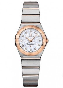 Fine Omega CONSTELLATION Quartz 24mm Ladies Replica Watches ref. 123.20.24.60.55.001 Recommended