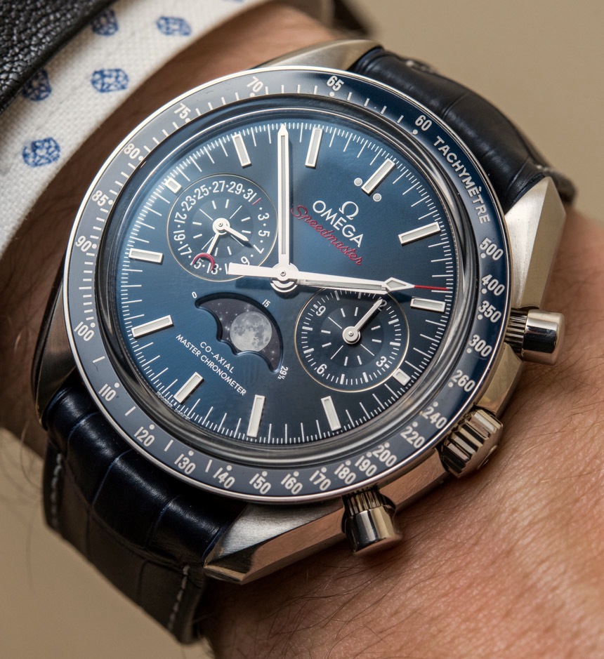 New style omega speedmaster master moonphase chronograph replica watch