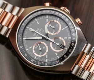 Omega Speedmaster Mark II Two-Tone Sedna Gold Watch Hands-On Hands-On